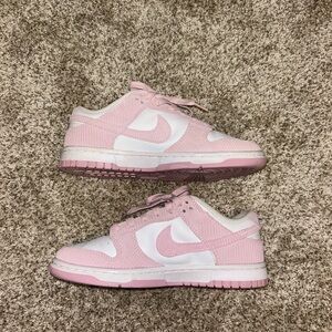 Nike Pink Corduroy Dunks